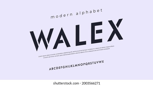 future modern alphabet font. typography urban style fonts for sport, technology, digital, movie logo design