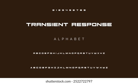 Fonte do alfabeto moderno futuro. Fontes de estilo urbano de tipografia para esporte, tecnologia, digital, design de logotipo de filme
