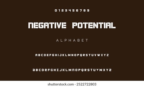 Future modern alphabet font. Typography urban style fonts for sport, technology, digital, movie logo design