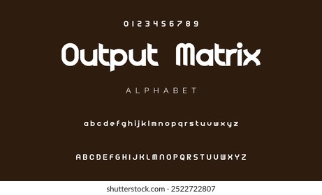 Future modern alphabet font. Typography urban style fonts for sport, technology, digital, movie logo design