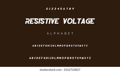 Future modern alphabet font. Typography urban style fonts for sport, technology, digital, movie logo design