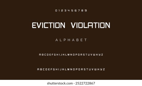 Future modern alphabet font. Typography urban style fonts for sport, technology, digital, movie logo design