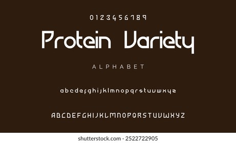 Zukünftige Schriftart für modernes Alphabet. Typografie urbane Schriftarten für Sport, Technologie, Digital, Film Logo Design