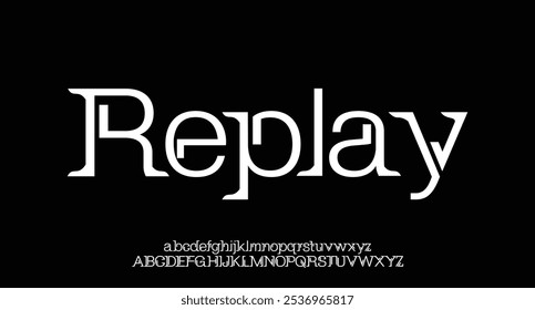 Future modern alphabet font. Typography urban style fonts for sport, technology, digital, movie logo design
