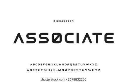 Future modern alphabet font. Typography urban style fonts for sport, technology, digital, movie logo design