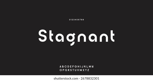 Zukünftige Schriftart für modernes Alphabet. Typografie urbane Schriftarten für Sport, Technologie, Digital, Film Logo Design