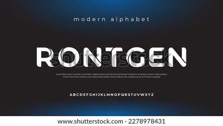 Future modern alphabet font. Typography urban style fonts for sport, technology, digital, movie logo design