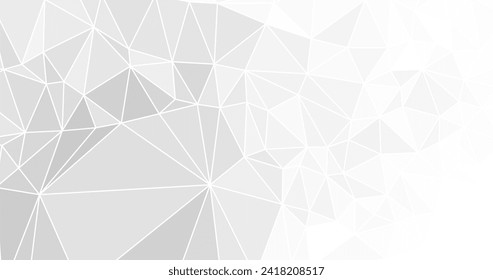 future modern white and grey triangle background