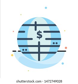Future Of Money, Bitcoin, Block chain, Crypto currency, Decentralized Abstract Flat Color Icon Template