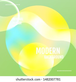 Future Nature geometric patterns. Asbtract background design.