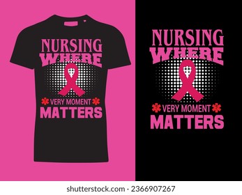 Future nurse t-shirt design, Nurse in progress please wait t-shirt design vector