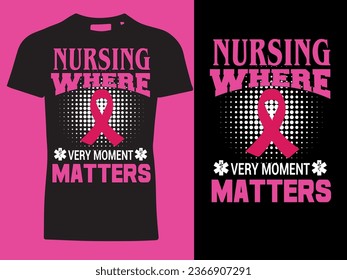 Future nurse t-shirt design, Nurse in progress please wait t-shirt design vector