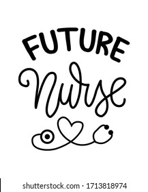 Future Nurse Vector T-Shirt Design