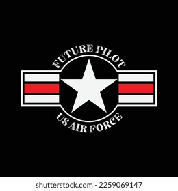 Future Pilot US Air Force funny gifts t-shirt design