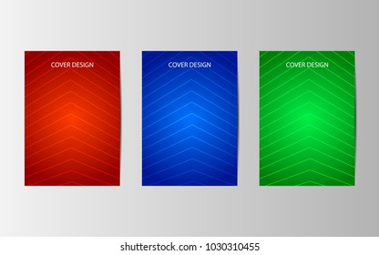 Future Poster template. Minimal Vector covers design. 