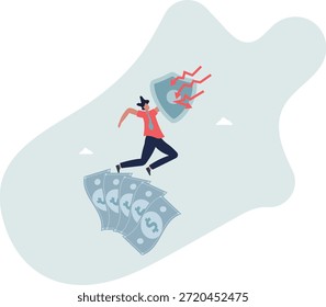 Gestión de la riqueza a prueba de futuro, protección contra la inflación o protección contra la caída del mercado de valores, la vida y el empleo de las personas.