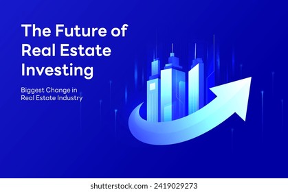 The Future of Real Estate Investing concept illustration