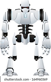 Future robot. Cyborg. Machine robot. Innovation. 