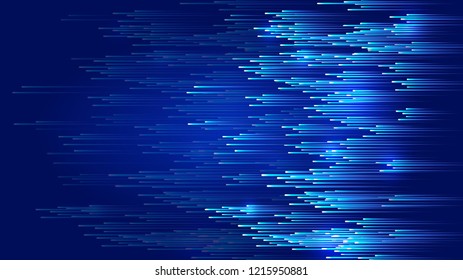 The future science and technology background composed of luminous lines
