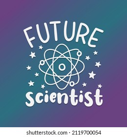 Future Scientist Illustration Clip Art Design Shape. Laboratory Silhouette Icon Vector.
