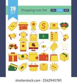The Future of Shopping: Icon Set