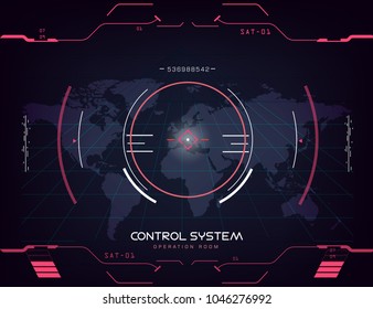 future sight action mode earth interface UI design graphic illustration HUD