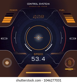 future sight action mode earth interface UI design graphic illustration HUD