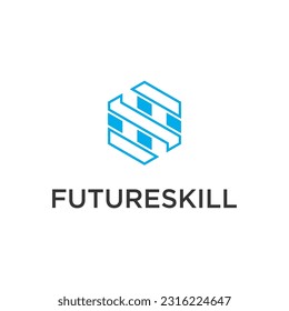 Future skills logo with polygons