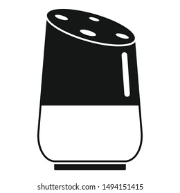 Future smart speaker icon. Simple illustration of future smart speaker vector icon for web design isolated on white background