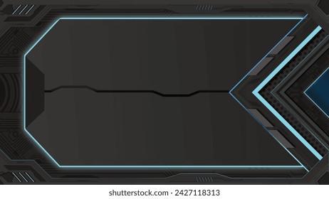 Future spaceship door background image