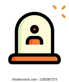 Future technologies in automatics cyborg systems and computers industry from awesome internet developments.vector line icons, sign and symbols in flat design