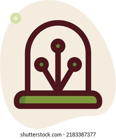 Tecnologías futuras en la industria de sistemas informáticos y sistemas informáticos de automática a partir de increíbles desarrollos de Internet.iconos de línea vectorial, signos y símbolos en diseño plano