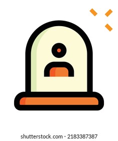 Future technologies in automatics cyborg systems and computers industry from awesome internet developments.vector line icons, sign and symbols in flat design