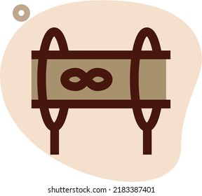 Future technologies in automatics cyborg systems and computers industry from awesome internet developments.vector line icons, sign and symbols in flat design