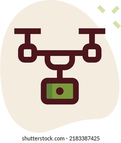 Tecnologías futuras en la industria de sistemas informáticos y sistemas informáticos de automática a partir de increíbles desarrollos de Internet.iconos de línea vectorial, signos y símbolos en diseño plano