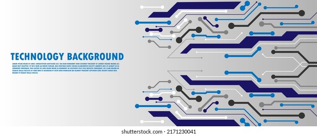 future technology abstract geometric network cable circuit board layout connection digital data background EP.3.hi-tech communication concept innovation vector illustration background 
