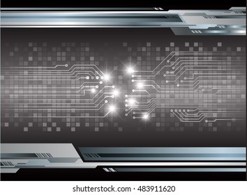 future technology, black silver cyber security concept background, abstract hi speed digital internet.motion move speed blur