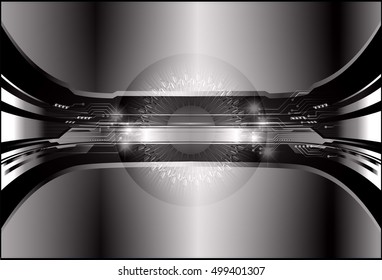 future technology, black silver light cyber security concept background, abstract hi speed digital data internet website. motion move speed blur.
