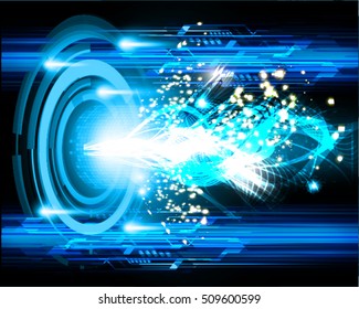 future technology, blue cyber security concept background, abstract hi speed digital internet.motion move speed blur. pixel vector