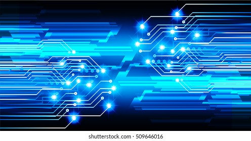 future technology, blue cyber security concept background, abstract hi speed digital internet.motion move speed blur. pixel vector