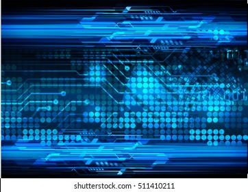 future technology, blue cyber security concept background, abstract hi speed digital internet.motion move speed blur. pixel vector
