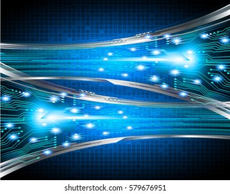 future technology, blue cyber security concept background, abstract hi speed digital internet.motion move blur. pixel. vector