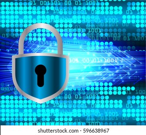 future technology, blue cyber security concept background, abstract hi speed digital internet.motion move blur. pixel .  key vector