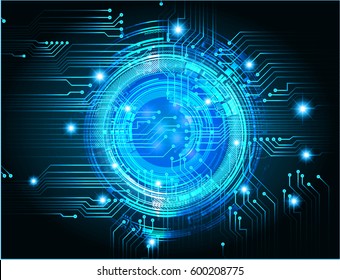 future technology, blue cyber security concept background, abstract hi speed digital internet.motion move blur. pixel . vector