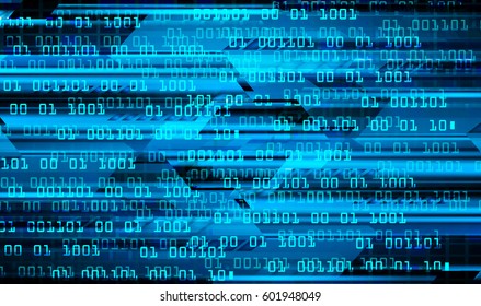 future technology, blue cyber security concept background, abstract hi speed digital internet.motion move speed blur. vector.