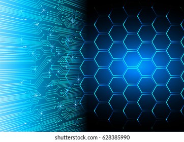 future technology, blue cyber security concept background, abstract hi speed digital internet.motion move blur. pixel. vector