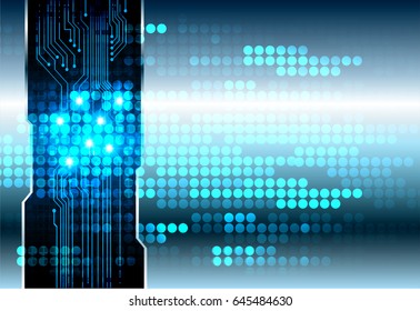 future technology, blue cyber security concept background, abstract hi speed digital internet.motion move blur. pixel. vector