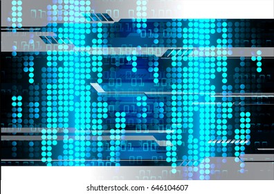 future technology, blue cyber security concept background, abstract hi speed digital internet.motion move blur. pixel. vector