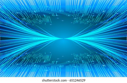 future technology, blue cyber security concept background, abstract hi speed digital internet.motion move blur. pixel. vector