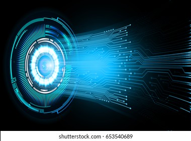 future technology, blue cyber security concept background, abstract hi speed digital internet.motion move blur. pixel. vector